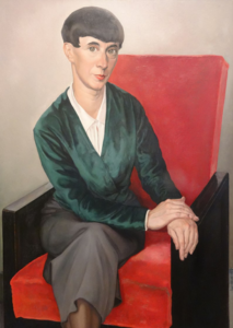 Porträt Hannah Höch, Chris Lebeau, Ölgemälde, September 1933, Drents Museum, Assen, Niederlande;